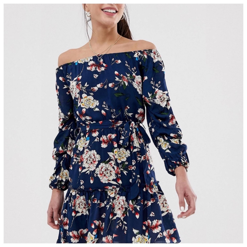 Parisian Works off-the-shoulder dress